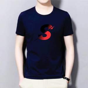 Kaos oblong lengan pendek huruf S pria & wanita distro dewasa bahan soft sablon digital dtf