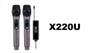 PENGIRIMAN CEPAT G-MARK Mikrofon Karaoke Wireless Portable KTV X220U / mikrofon karaoke suara jernih salon aktif / mic mik karaoke suara jernih dewasa tanpa kabel penyanyi lengkap wireless
