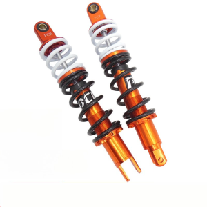 280MM/320MM Motorcycle Shock Absorbers Are Suitable for Fuxi 100 Yamaha RSZ GY6 Etc Double Layered Spring Shock Absorption