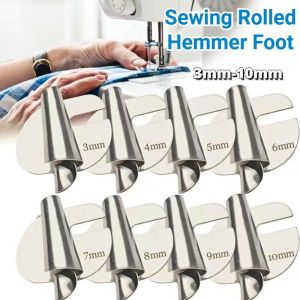 3mm-10mm Sewing Rolled Hemmer Puller Sewing Hemmer Foot Sewing Tools Accessories Universal