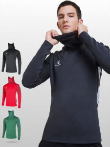 Kelme | Football Training Long Sleeve Stretch Pullover with Face Cover