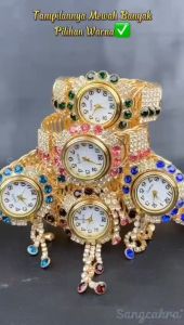 [TERLARIS SRD] Jam Tangan Wanita Full Diamond Mewah Model Mata Terbaru Mewah Berkelas Desain Kemewahan Tali Stainless Steel New Model Korea Style Fashion Cewek Sport Quartz Business Waterproof Casual Watch Tahan Air Bercahaya - J37