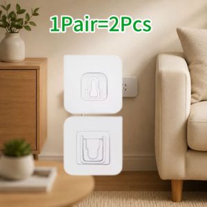 Home Router Rack with Seamless Adhesive Plug Board for Storage Hanging on The Wall Table No Need Drill Holes WiFi Plug Holder