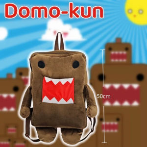 Beast Kingdom | Hot Kawaii Domo Kun Plush Backpack Women Men Brown Stuffed Bag Cute Small Shoulder Messenger Bag