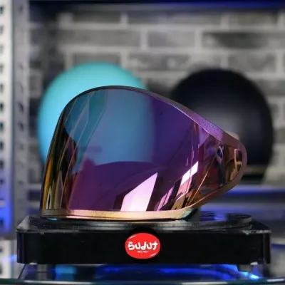 kaca helm ink centro / kaca KYT DJ maru silver plus rachet