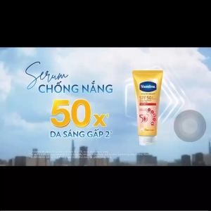 [300ML*2] วาสลีน เฮลธี ไบรท์ เซรั่มกันแดด ซันแอนด์โพลูชั่น โพรเทคชั่น SPF50+ PA+++ ปกป้องมลภาวะ 300 มล. Vaseline Healthy Bright Serum SPF50 PA+++ Sun + Pollution Protection 300 ml.