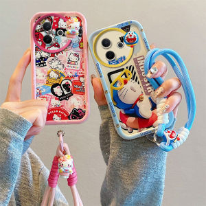 Cartoon Casing VIVO Y04 Y29s Y29 Y39 5G 4G New Cute Trend Creative Fashion 3D Doll Doraemon Hello Kitty Luffy Pikachu Shockproof Phone Case with Lanyard 2025