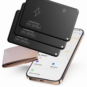 Apple Find My Card Tracker [MFi] Ultra Thin Wireless Charging IP68 Waterproof GPS Locator for Wallet Bag Keys Malaysia