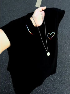 OUMULONG | Colorful Embroidered Sleeveless T-shirt for Summer Breathable Outdoors
