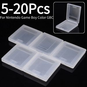 5-20Pcs Transparent Game Storage Box Card Anti Dust Cover Case Protection Game Card Box For Gameboy Color Pocket GBC GBP New