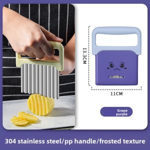 TINGLING | 304 Stainless Steel Wolf Tooth Potato Slicer