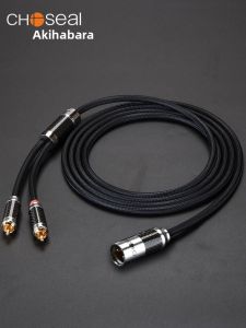 Choseal | 2 RCA to Single XLR Mono Audio Cable
