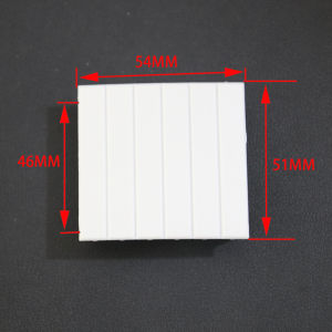 C45 Block Pieces Pz30 Distribution Box Plastic Baffle Circuit Breaker Fill-in Parts Empty One-Piece Block Pieces Patch 1P Half P