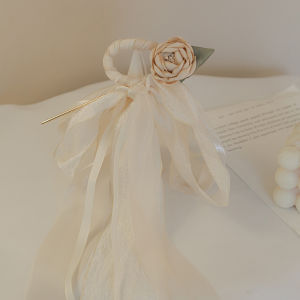 Zinc Qi Si Fairy Atmosphere Floral Hairpin Tassel Headwear Hairband Super Fairy Style Ancient Chinese Knot Hair Accessory