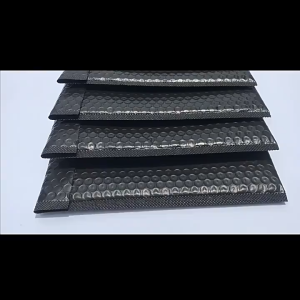 With Sticky Seal Plastic Padded Envelope Waterproof Packaging Black Bubble Mailer Pouch