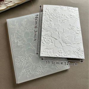 Popular Choice Best-selling 3D Embossed Folders "Fine Floral Texture Display" Perfect for Various Paper Crafts Including Car