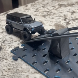 GRIDWORKS Canyon RC Crawler Course | 1:30 Scale Modular Rock Crawling Track | Realistic Miniature Off-Road Terrain | Desktop RC Crawler Obstacle Set | Scale Trail Adventure