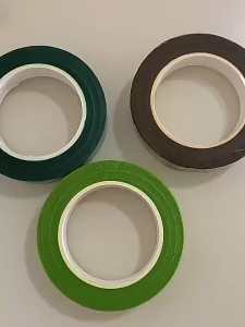 5-10 Rolls Bouquet Floral Stem Tapes Green Self-Adhesive Tapes Florist Flower Wrapping Tape