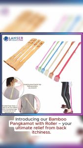 BAMBOO PANGKAMOT WITH ROLLER Scratch your back