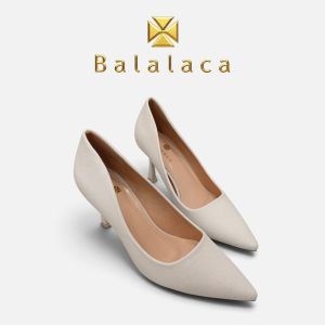 Balalaca 2070 Kasut Tumit Tinggi Wanita Glitter Pointed Toe High Heels Dinner Party