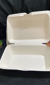 DEDEE กล่องอาหารกระดาษสีขาว 1000 ชิ้น กล่องขนม กล่องกระดาษ กล่องเค้ก กล่องข้าว