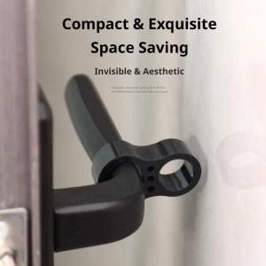 Silicone Handles Door Stopper Gel Door Stop Transparent Wall Protection Door Knob Bumper Furniture Protector Pad Handle Buffer