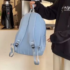 กระเป๋าเป้สะพายหลัง สีพาสเทล น่ารัก ขนาดใหญ่