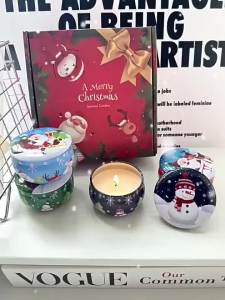 Christmas Gift Box Scented Candle Xmas gift Christmas decoration Soy Wax Candle Gift Set/ Farewell gift / gifts souvenirs / Aromatherapy Candle Yankee Candle Gift Set Small Present Box - Lazada