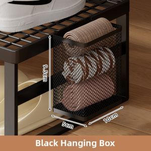 evesigar | Compact Underbed Storage Shoe Rack Organizer