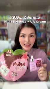 KSerene Kilibum Soap 3 Bars x 70g with Gluta Glycolic 12x Powerful Whitening 1 PACK