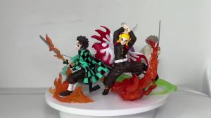 Bandai | Anime Demon Slayer Figure Tanjirou Agatsuma Zenitsu Kyoujurou Anime Model Action Figure PVC Collection Toy for Friend Gift