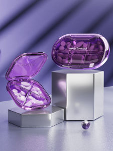 Pill Box Portable Medicine Medicine Divided Storage Box Portable Mini Small Pill Box Dispenser Three Meals a Day