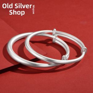 WU YUE JEWELRY | Adjustable Gift Pure Silver 9999 Bracelet