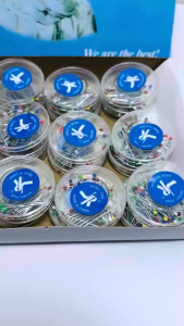 Jarum pentul kecil bundar isi 24 bok mika bundar