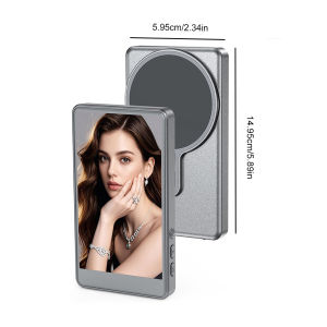 Phone Selfie Monitor Screen Wireless Magnetic Mount Vlog Phone Rear Camera Selfie WiFi Bluetooth Connection for Selfie Live