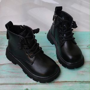 KATERINA FASHION Korean Ankle Zipper Boots Shoes Kids For Girl #S-6927
