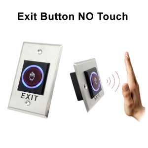 No Touch Release Gate Opener Door Access Control System Entry Open Touch Access Button Door Exit Push Switch