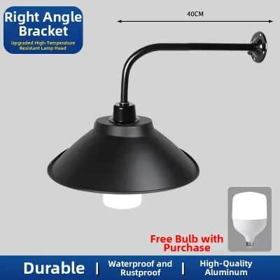 Outdoor Waterproof Road Bend Light Lampshade Shell Home Use LED Bulb Street Corner Lampshade Rainproof Courtyard Passage