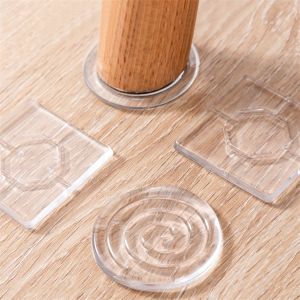 Silent round Square Chair Table Leg Pads Sofa Foot Covers Protection Shock Absorption Chair Foot Caps Home Organizer