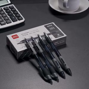 deli | Exam Student Suitable Quick Drying Press-type Ballpoint Pen 0.5mm