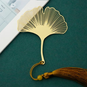 เข็มขัดหนังสือโลหะทองแดงลายใบไม้ เครื่องประดับตกแต่งโต๊ะทำงาน ของขวัญวันเกิด ของขวัญสร้างสรรค์ สไตล์คลาสสิก สำหรับนักเรียน