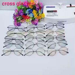 แว่นกรองแสงสีฟ้า+ออกแดดเปลี่ยนสี (มีหลายสี) ทรงหยดน้ํา รหัส CGA35 แถมกล่องใส่แว่น+ผ้าเช็ดเลนส์