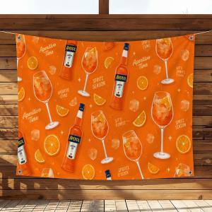 Pattern Aperol Spritz Flags flag Suitable For Party Club Outdoor Interior Wall Decoration Banner Fans Gift