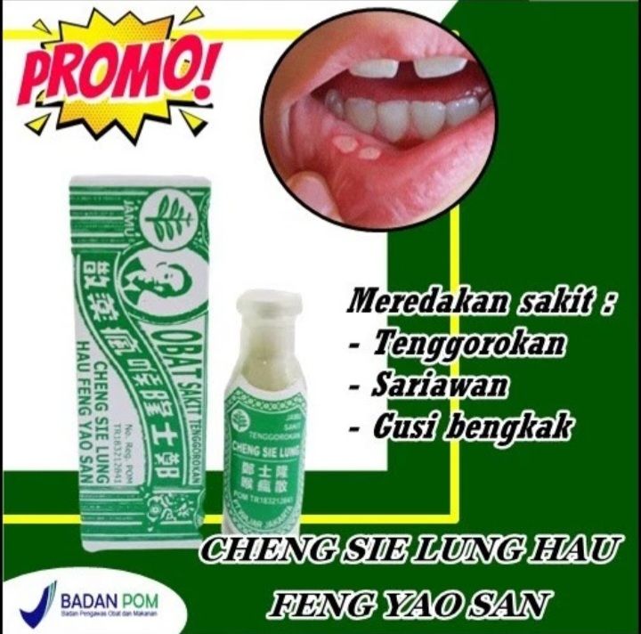 Hau Fung San Csl 1 Botol Obat Sariawan Sakit Tenggorokan Lazada Indonesia