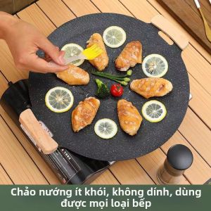 Chảo Nướng Dã Ngoại Không Dính Di Động