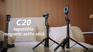 C20 Magnetic Selfie Stick Tripod with Bluetooth Remote For Cellphone For iPhone 16 15 14 13 12 Pro Max For All Phone