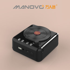 Wanrenmi H3 Wireless Bluetooth Speaker Retro Phonograph Mobile Phone Mini Portable Speaker Subwoofer FM Radio