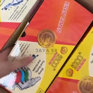 GROSIR 1 Box 12 pcs Kran Air Drat Kuningan Engkol 1/2 Inch ISCO