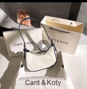 2022 Baru Tas Wanita Denim Retro Tas Bahu Jinjing Half Moon Underarm Tas Vintage Tas Elegan Tas Pesta BAO080