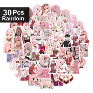 Bộ Sticker Hoạt Hình DARLING In The FRANXX Dễ Thương Dùng Dán Cho Đàn Guitar Điện Thoại Laptop Vali Ô Tô - Gói Đa Dạng Dành Cho Trẻ Em Và Người Yêu Thích Đồ Dùng Học Tập
